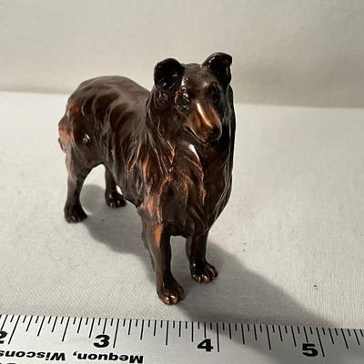 Hard to find Brass Collie Dog
