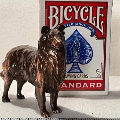 Hard to find Brass Collie Dog