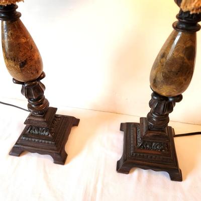 Lot #4 Pair of Decorator Lamps