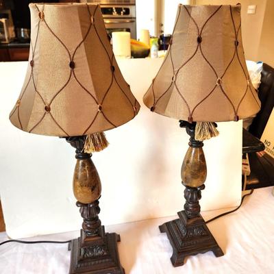 Lot #4 Pair of Decorator Lamps