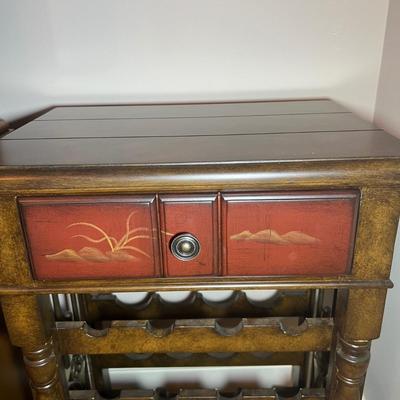 Home Meridian Wooden Wine Rack Table (DR-RG)