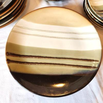 Lot #13 Set of 35 Pieces - Home Trends Stoneware in the "Jazz" pattern