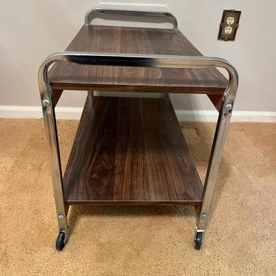 Rolling TV Cart & Retro Chair (B4-MG)