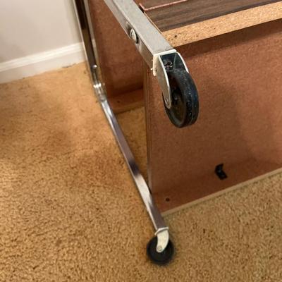 Rolling TV Cart & Retro Chair (B4-MG)