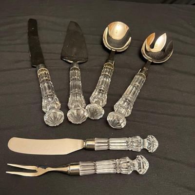 Crystal Handled Waterford Serving Utensils (DR-RG)