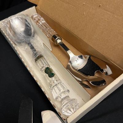 Crystal Handled Waterford Serving Utensils (DR-RG)