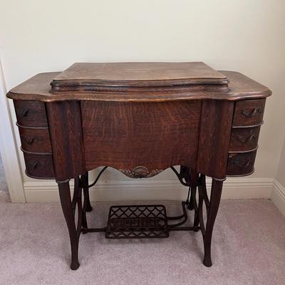 Vintage The FREE Sewing Cabinet & Sewing Machine~Read Details