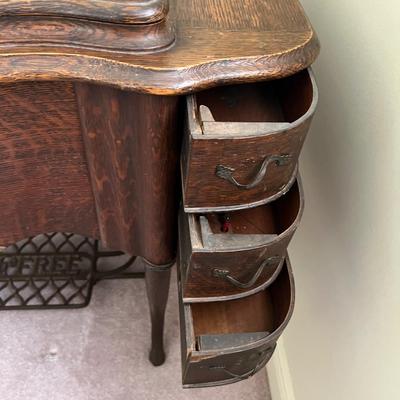 Vintage The FREE Sewing Cabinet & Sewing Machine~Read Details
