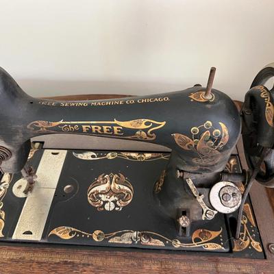Vintage The FREE Sewing Cabinet & Sewing Machine~Read Details