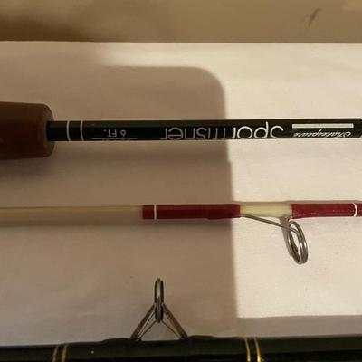 FISHING RODS AND REELS