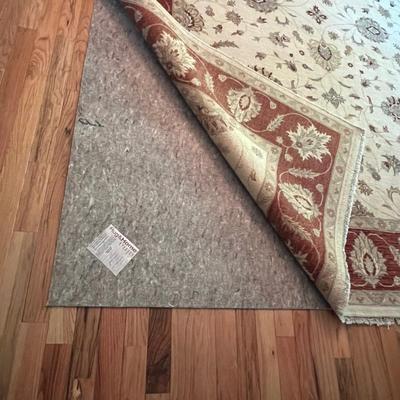 Cream/Rust 8’11 x 12’1 Area Rug (DR-RG)