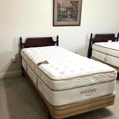 Woodward And Lothrop Solid Wood Twin XL LOT B
