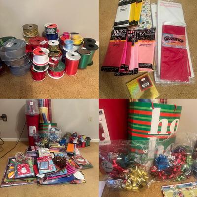 Christmas Wrapping Paper, Bags, Cards & More (B4-MG)