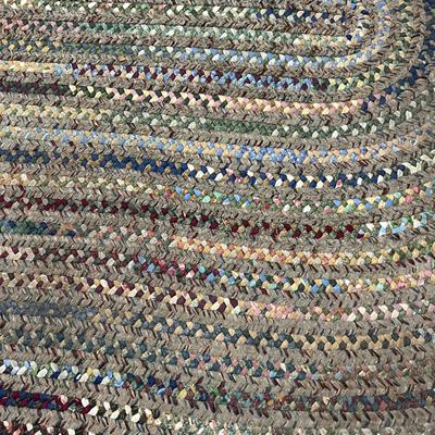 Two Oval Braided Rag Rugs (LR-MK)