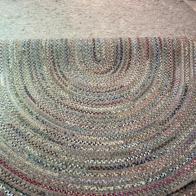 Two Oval Braided Rag Rugs (LR-MK)