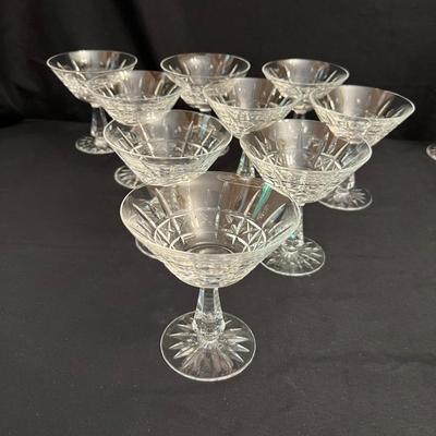 Kylemore Waterford Crystal Champagne Flutes, Dessert Bowls & More (DR-RG)