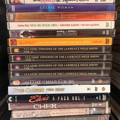 Over 100 Music and Movie DVD’s (B1-DZ)