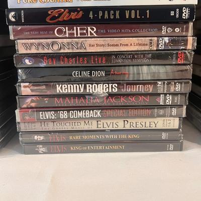 Over 100 Music and Movie DVD’s (B1-DZ)