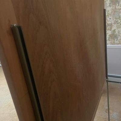 Wooden Framed Beveled Mirror (B2-MG)