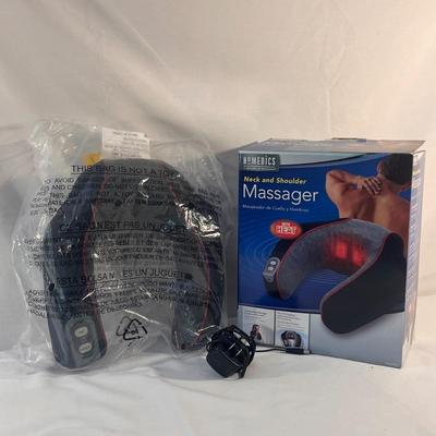 Massage Gun and Sharper Image Neck/Shoulder Massager (B1-DZ)