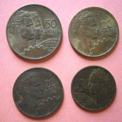 4 Old Foreign Coins