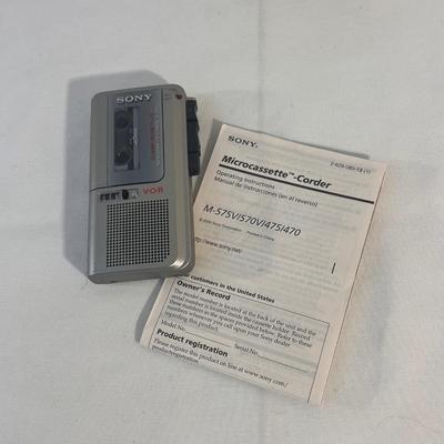 Pearlcorder D130 and Sony Mini Cassette Recorders (B1-DZ)