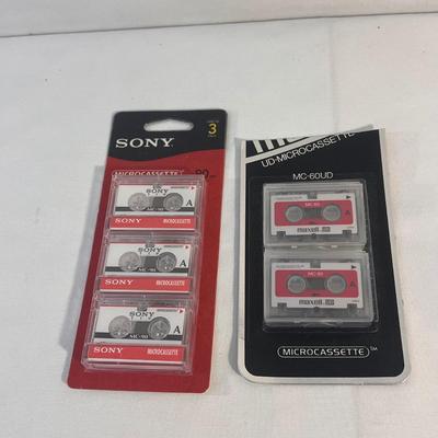 Pearlcorder D130 and Sony Mini Cassette Recorders (B1-DZ)