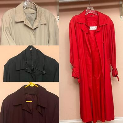 London Fog, J.G. Hook and More Women’s Long Coats- Size 12-16W (FE-DZ)