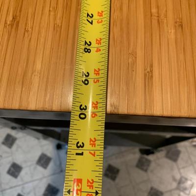 Kitchen Work Table Chopping Block on Casters