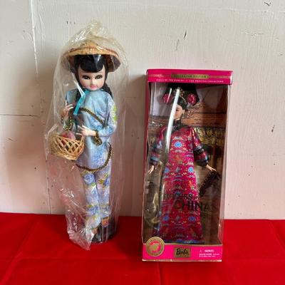 BARBIE PRINCESS OF CHINA AND AN ASIAN DOLL