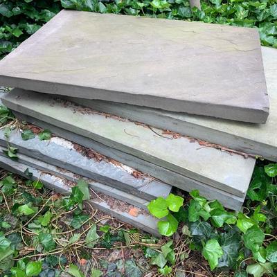 10psc. 3’ x 2’ Slate Slabs 2” Thick - Bring Help To Load
