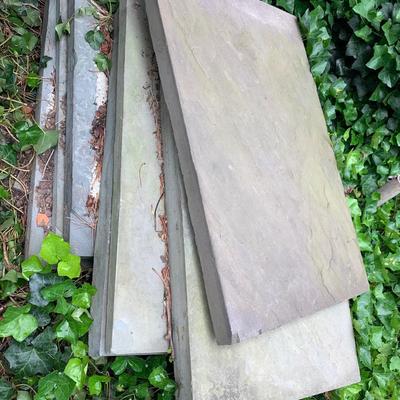 10psc. 3’ x 2’ Slate Slabs 2” Thick - Bring Help To Load