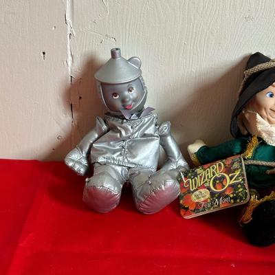 THE MERRY-O COLLECTION TIN MAAN, SCARECROW & LION FROM THE WIZARD OF OZ