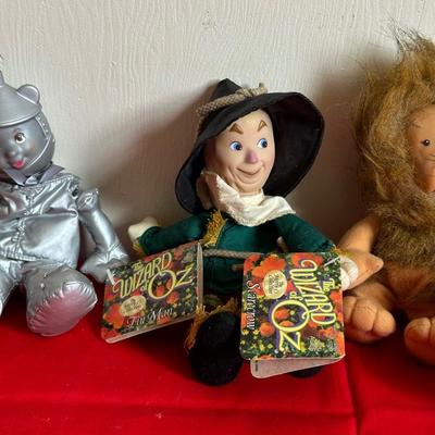 THE MERRY-O COLLECTION TIN MAAN, SCARECROW & LION FROM THE WIZARD OF OZ