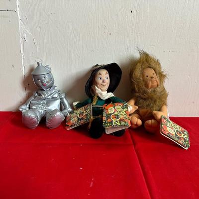 THE MERRY-O COLLECTION TIN MAAN, SCARECROW & LION FROM THE WIZARD OF OZ