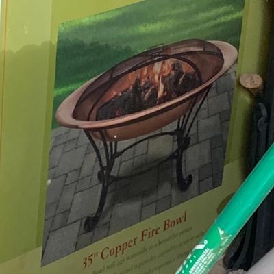 35” Copper Fire Pit New In Box