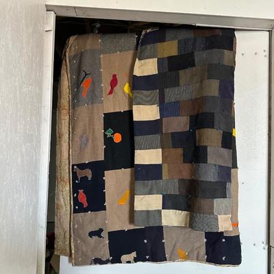 2 ANTIQUE HANDMADE QUILTS