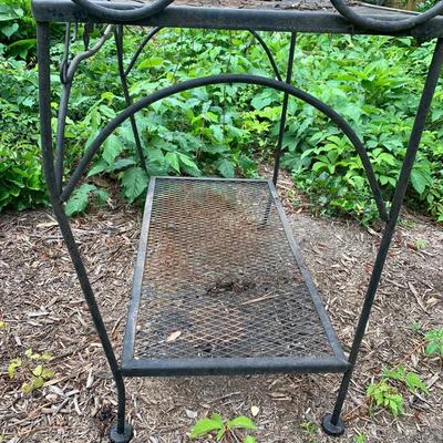 Wrought Iron 3 Tier Garden / Plant Stand