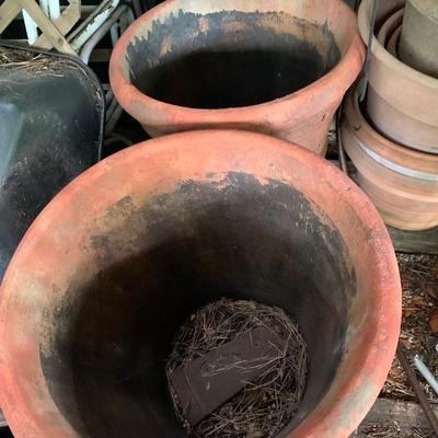 Massive Real Terra Cotta Planters 2’ x 2’