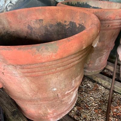 Massive Real Terra Cotta Planters 2’ x 2’