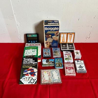 GAMES, DECKS OF CARDS AND BOOKS ON HOW TO GAMBLE