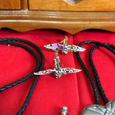 HANDMADE DOILIES, JEWELRY BOXES, BOLO TIES AND LIGHTER COVER