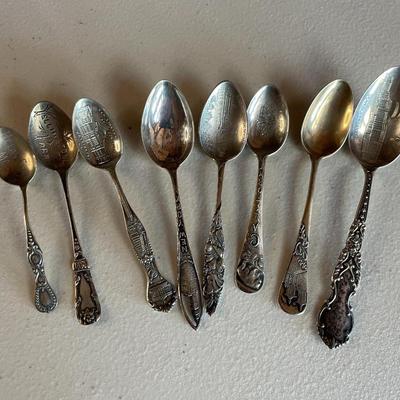 Lot of Sterling Silver Spoons