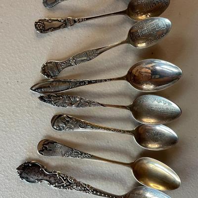 Lot of Sterling Silver Spoons