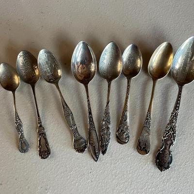 Lot of Sterling Silver Spoons
