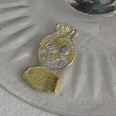 Set of Six Multi Color Nachtmann Cut To Clear Goblets