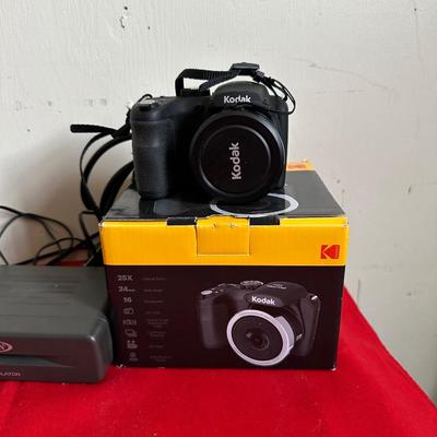 KODAK PIXPRO DIGITAL CAMERA, VHS AND DVD PLAYERS, TV ANTENNA AND MORE