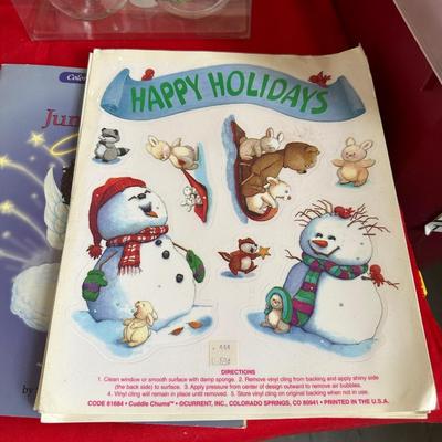 PRINCESS HOUSE TREE TOPPER, CHILDREN'S NEW BOOKS, HOLIDAY COOKBOOK AND GIFT WRAP STORAGE CONTAINER