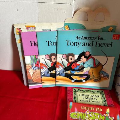 PRINCESS HOUSE TREE TOPPER, CHILDREN'S NEW BOOKS, HOLIDAY COOKBOOK AND GIFT WRAP STORAGE CONTAINER