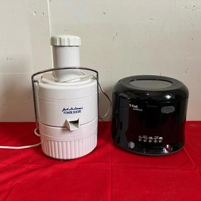 JACK LALANNE'S POWER JUICER AND T-FAL DEEP FRYER
